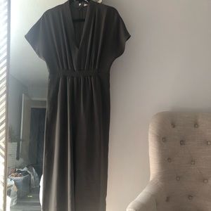 Aritzia Babaton Dark Olive Jumpsuit